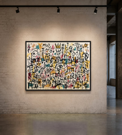 Kingdom of Signals displayed in a contemporary art gallery