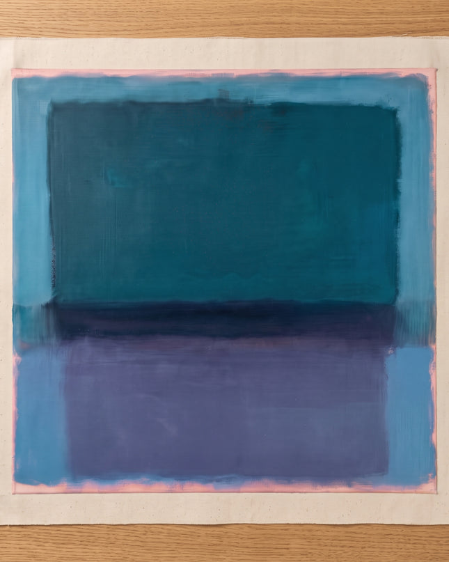 Midnight Petrol — flat unstretched canvas with blank margins; digital artwork visualization