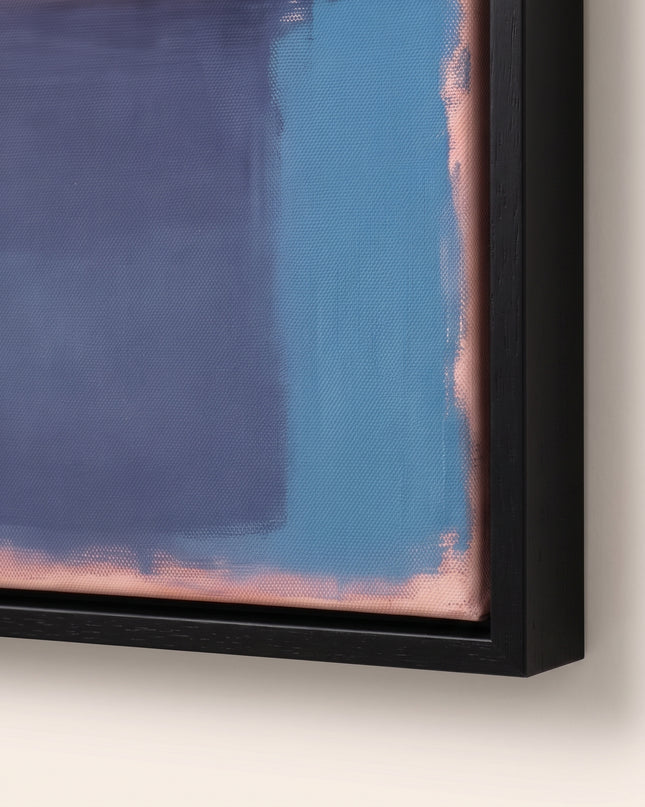 Midnight Petrol — framed corner and paint-surface detail; digital artwork visualization