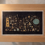 Small: 84×48 cm / Leinwandrolle