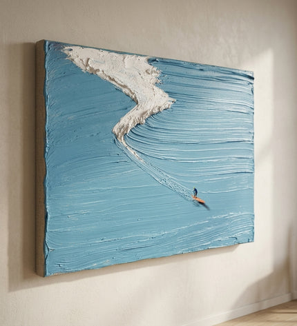 Pacific Drop hand-painted original as gallery wrap canvas preview
