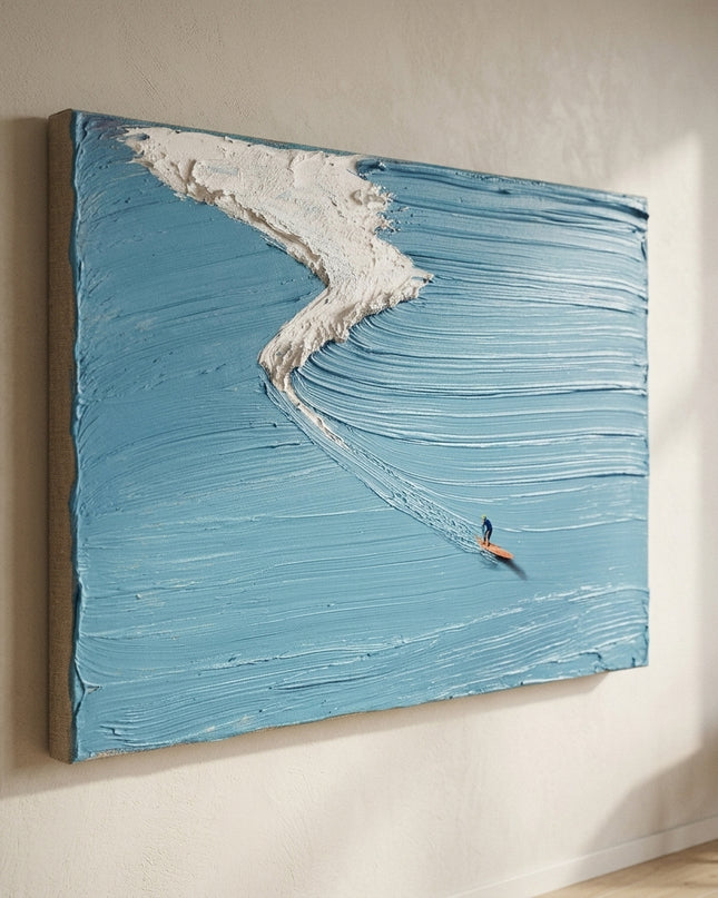 Pacific Drop hand-painted original as gallery wrap canvas preview