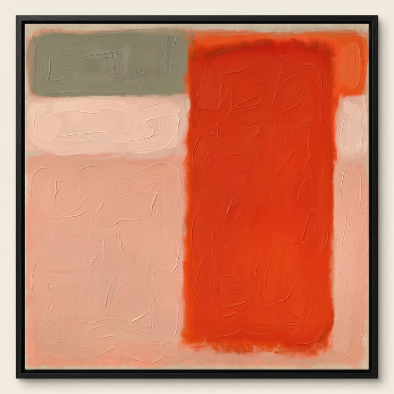 Persimmon Distance — frontal studio view; digital artwork visualization