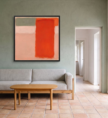 Persimmon Distance — slightly angled interior view; digital artwork visualization