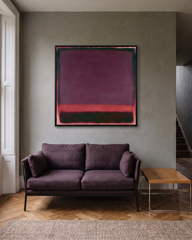 Plum Aftertone — slightly angled interior view; digital artwork visualization