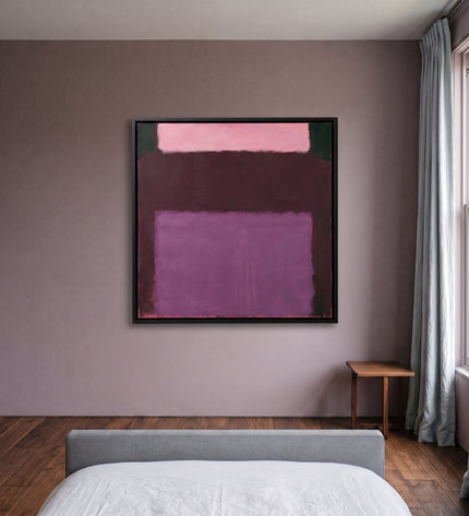 Plum Resonance — slightly angled interior view; digital artwork visualization