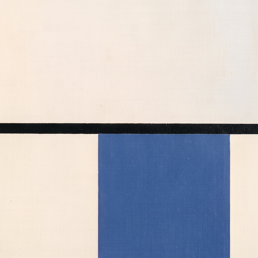 Paint and brushwork of Quiet Crossing up close