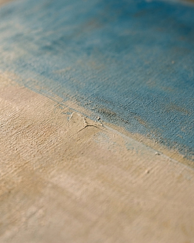 Sea & Sand painting texture close-up detail