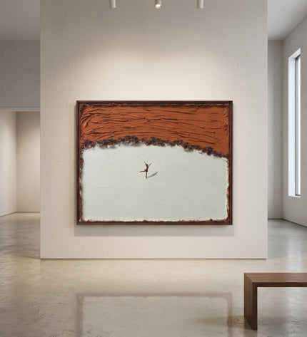 Solitary Grace displayed in gallery setting