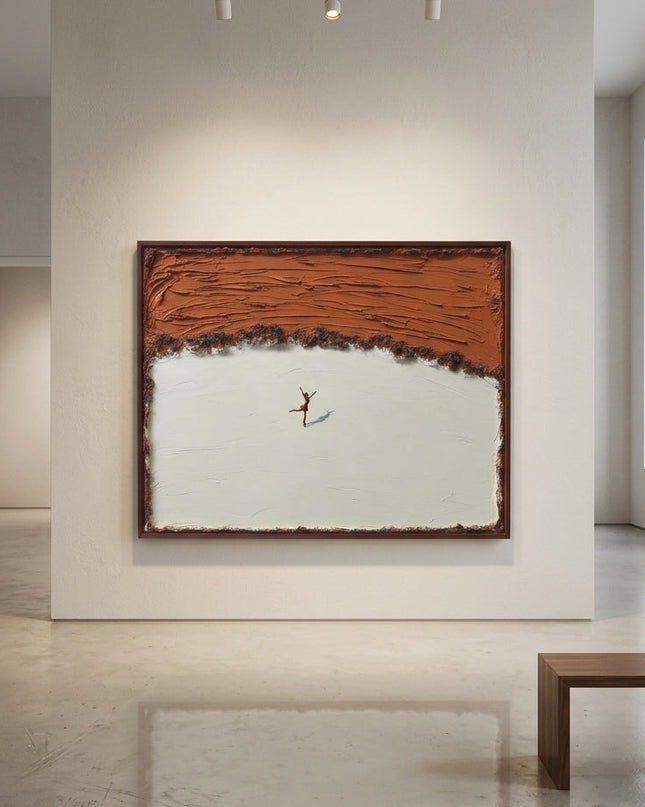 Solitary Grace displayed in gallery setting