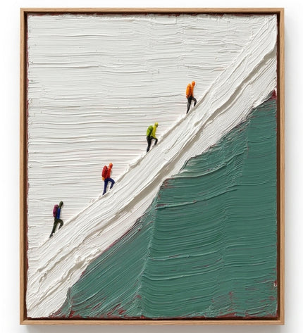 The Ascent by Artmere, original hand-painted artwork on canvas
