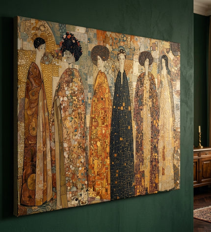 The Imperial Gathering hand-painted original as gallery wrap canvas preview