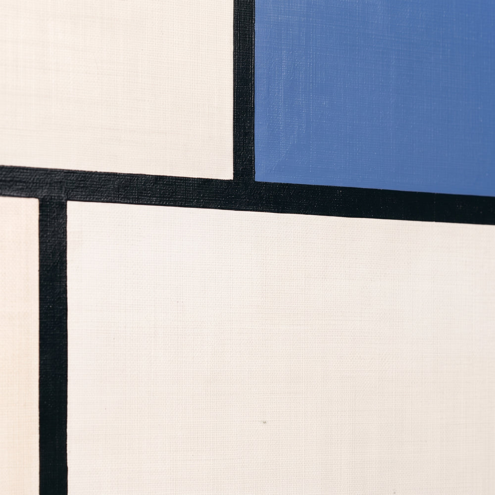 Paint and brushwork of Unequal Balance up close