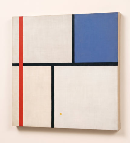 Unequal Balance — unframed stretched canvas with natural linen sides; digital artwork visualization