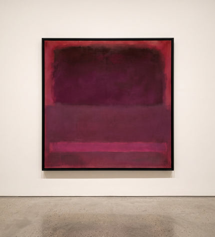 Violet Quiet in der Galerie – digitale Werkvisualisierung
