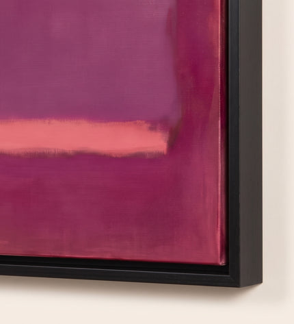 Violet Stillwater — framed corner and paint-surface detail; digital artwork visualization