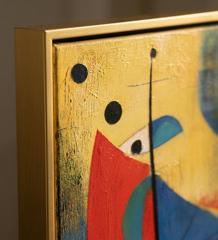 Voyager's Dreams gold frame corner detail