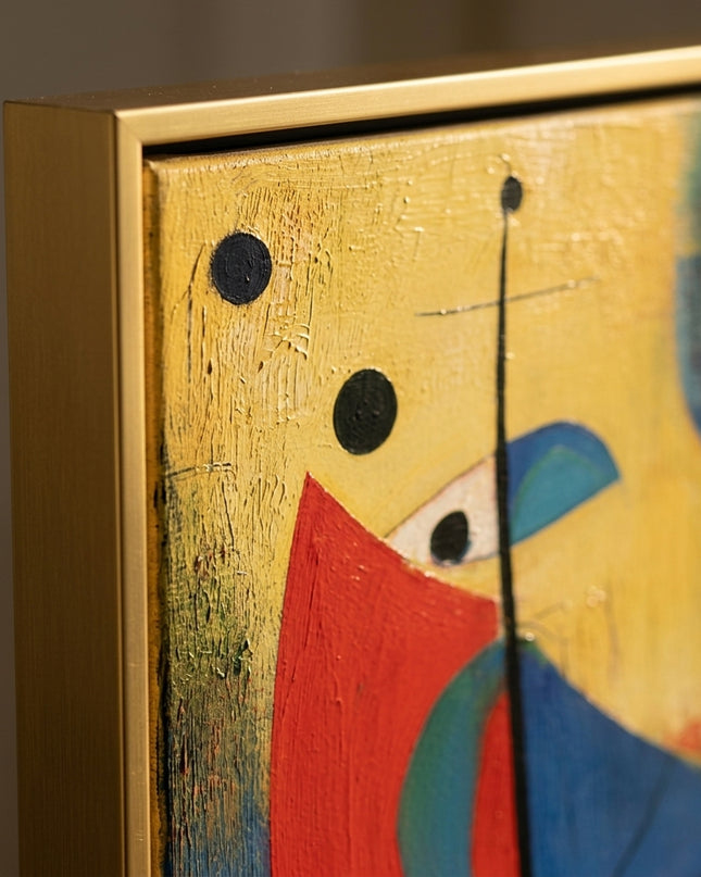 Voyager's Dreams gold frame corner detail