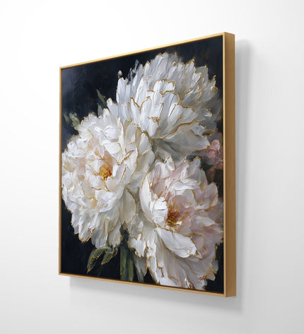 Golden Edge Blooms Fine Art Club Original