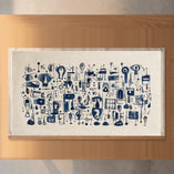 Small: 84×48 cm / Leinwandrolle
