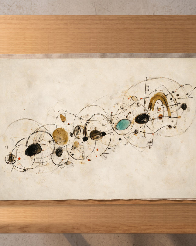Inner Orbits — artwork on unstretched canvas