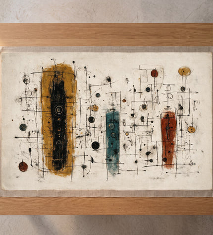 Quiet Machines — artwork on unstretched canvas
