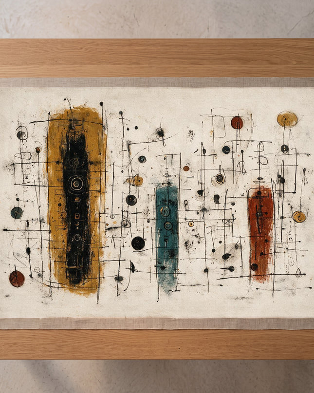 Quiet Machines — artwork on unstretched canvas