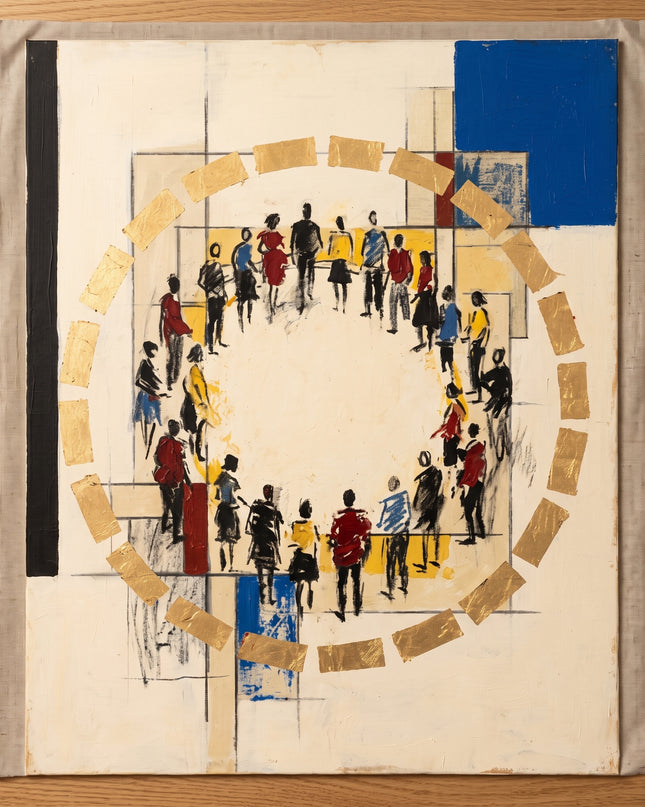 Ritual in Primary Colors | canvas roll