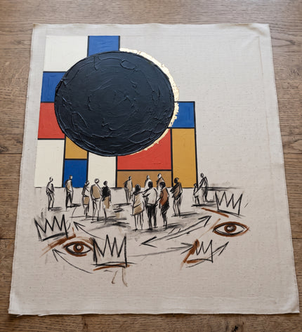 Black Sun Assembly | canvas roll