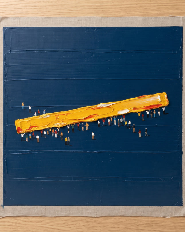 Holding the Line | canvas roll
