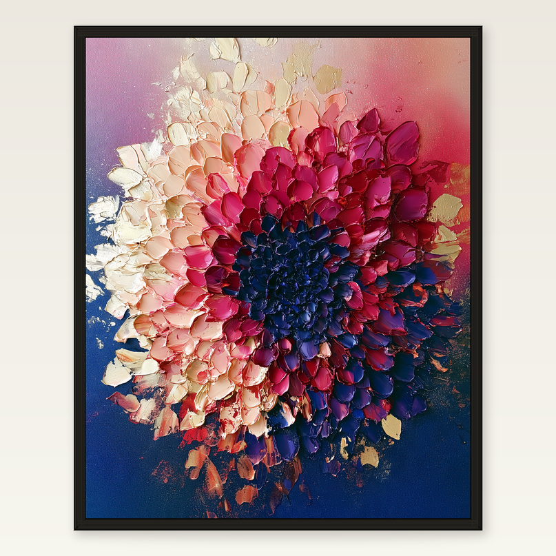Return to Bloom – framed product view on white
