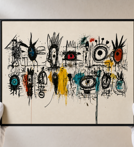 Many Small Kingdoms — presented by a white-gloved art handler in a gallery