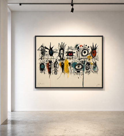 Many Small Kingdoms — displayed in a contemporary art gallery