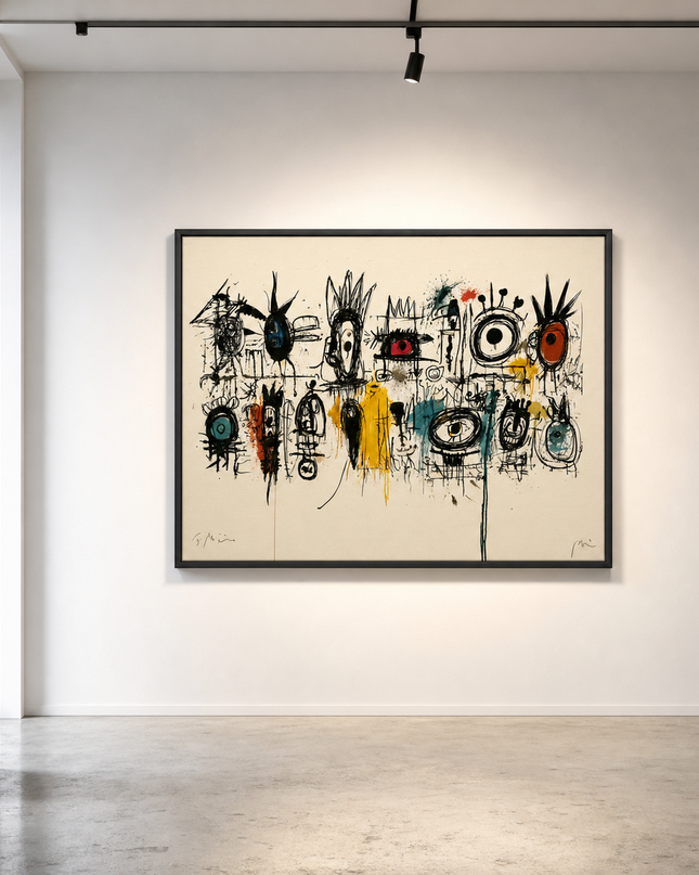 Many Small Kingdoms — displayed in a contemporary art gallery