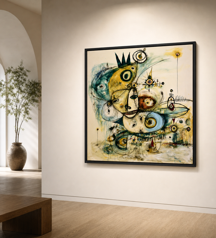 Inner Constellation — displayed in a contemporary art gallery