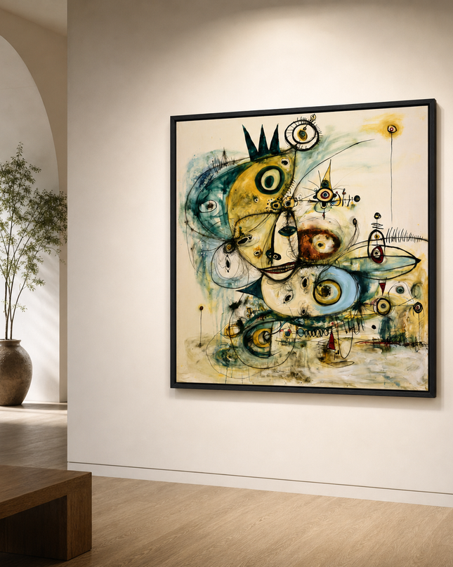 Inner Constellation — displayed in a contemporary art gallery