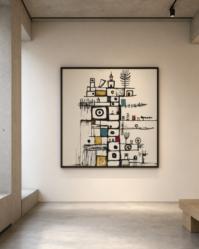 Little Monuments — displayed in a contemporary art gallery