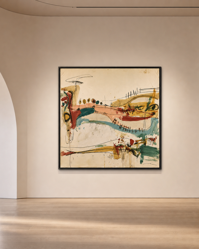 Between Currents — displayed in a contemporary art gallery