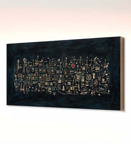 Late Train — artwork as a gallery wrap canvas