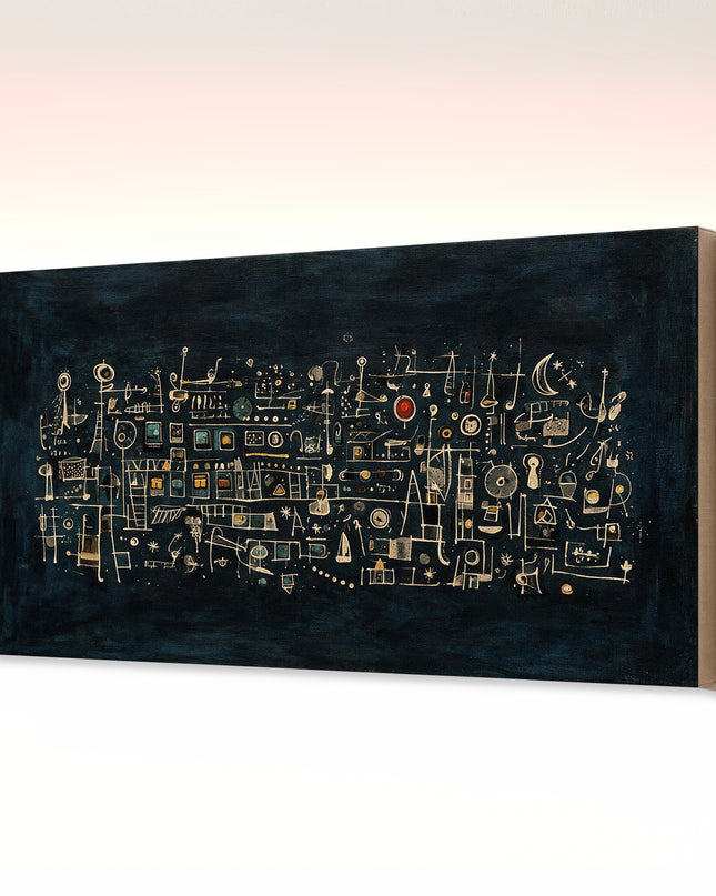 Late Train — artwork as a gallery wrap canvas