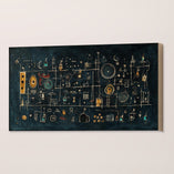 Small: 84×48 cm / Galerie-Leinwand
