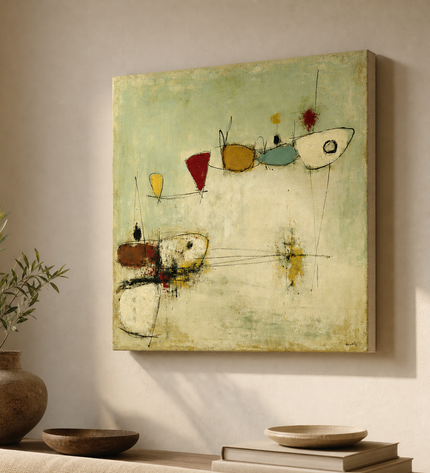 Quiet Satellites — Gallery Wrap canvas with wrapped edges