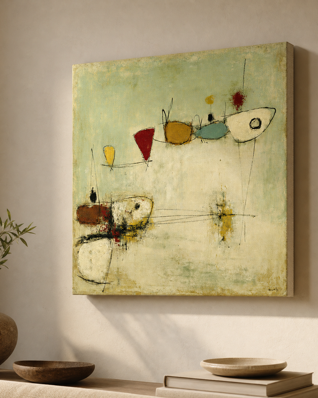 Quiet Satellites — Gallery Wrap canvas with wrapped edges