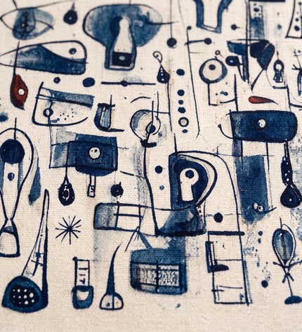 Indigo Paper — first detail of the artwork