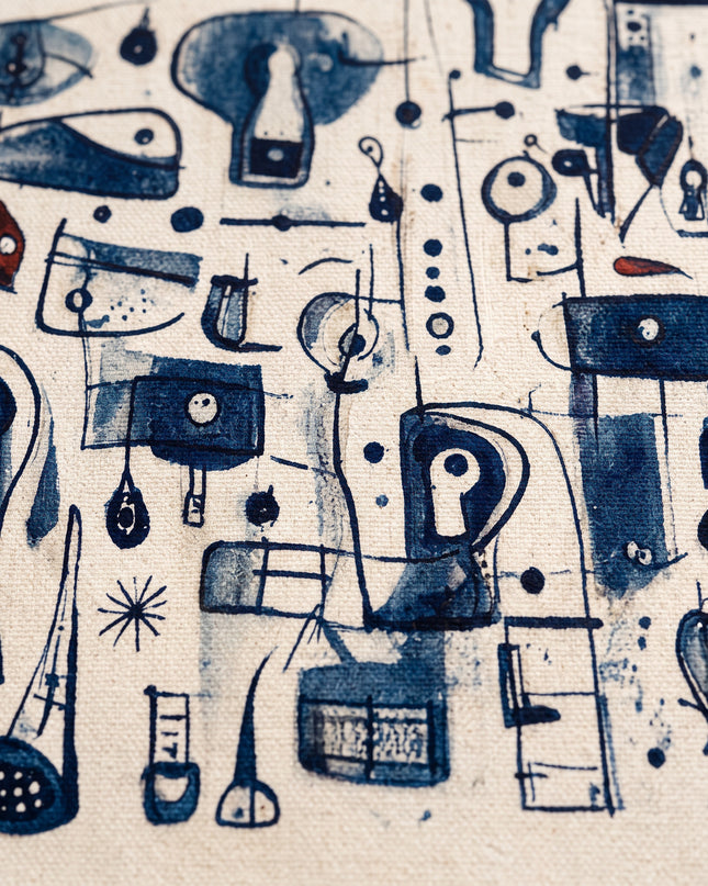 Indigo Paper — first detail of the artwork