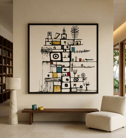 Little Monuments — displayed in a calm contemporary interior