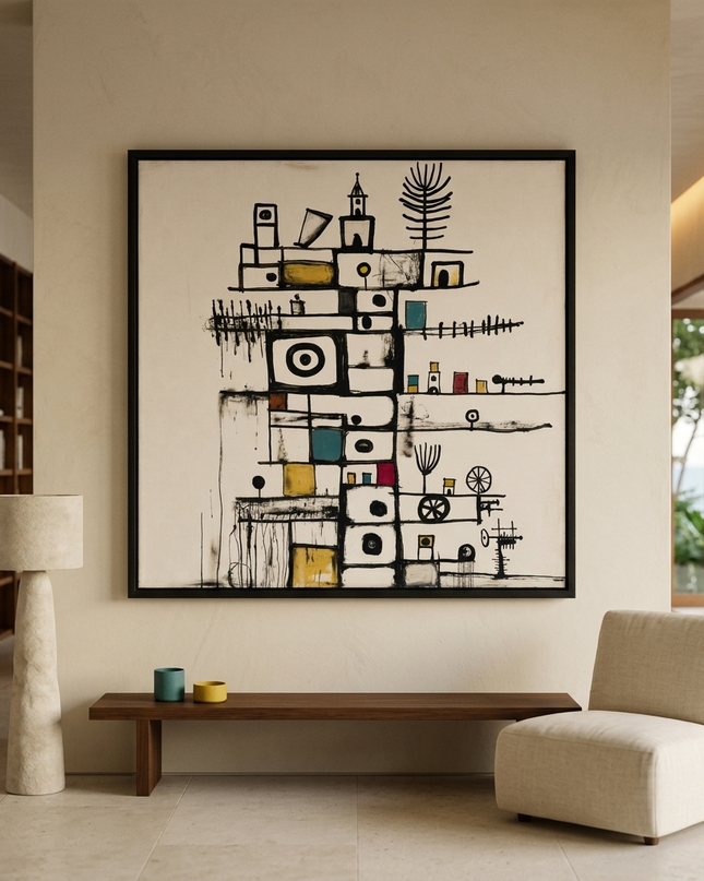 Little Monuments — displayed in a calm contemporary interior
