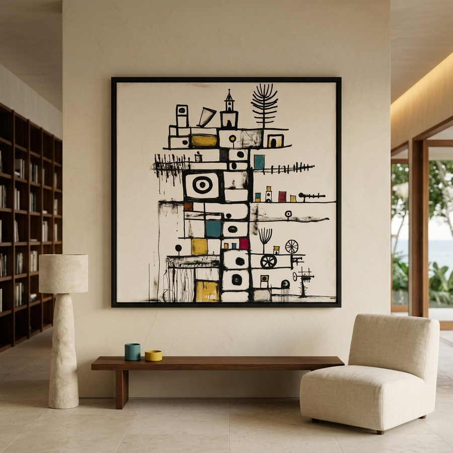 Little Monuments — displayed in a calm contemporary interior