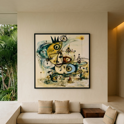 Inner Constellation — displayed in a calm contemporary interior