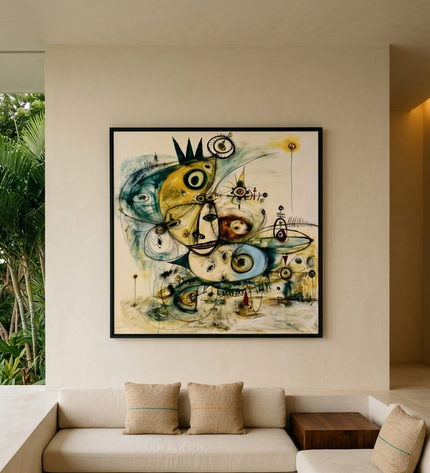 Inner Constellation — displayed in a calm contemporary interior